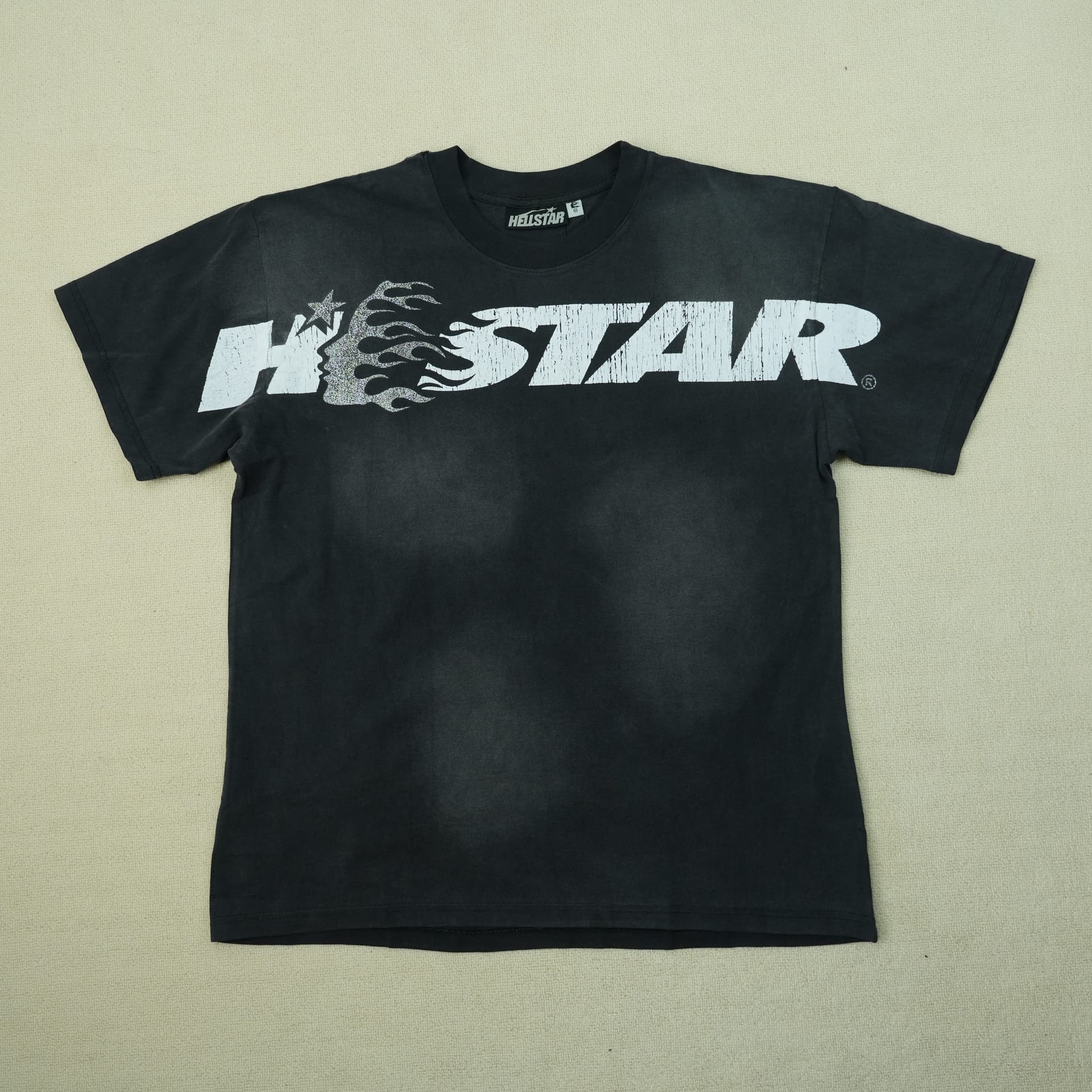 Hellstar Cartoon Logo Glitter — T-Shirts from Taobao