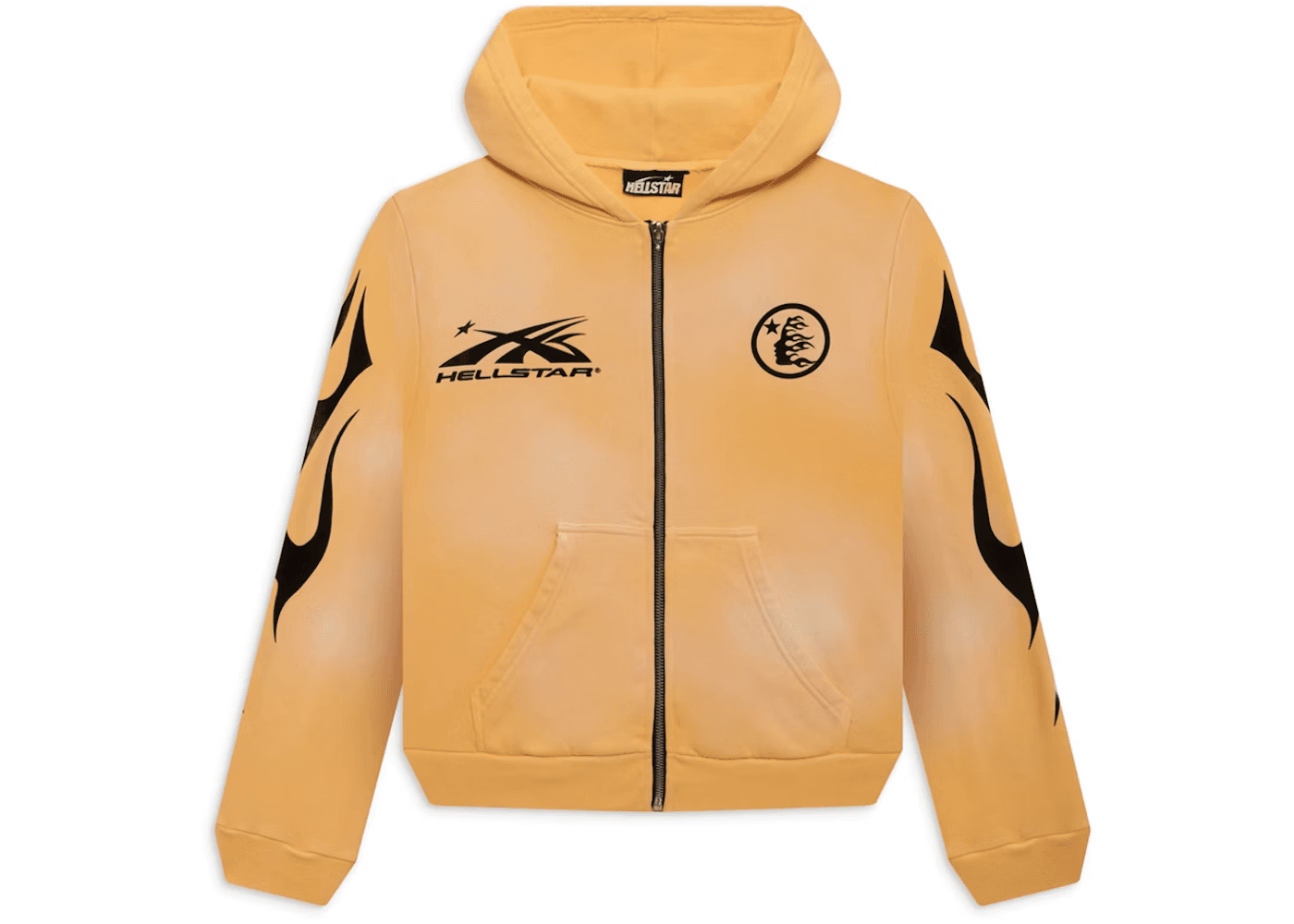 Hellstar Sports Zip Up tYellow — Hoodies from Taobao