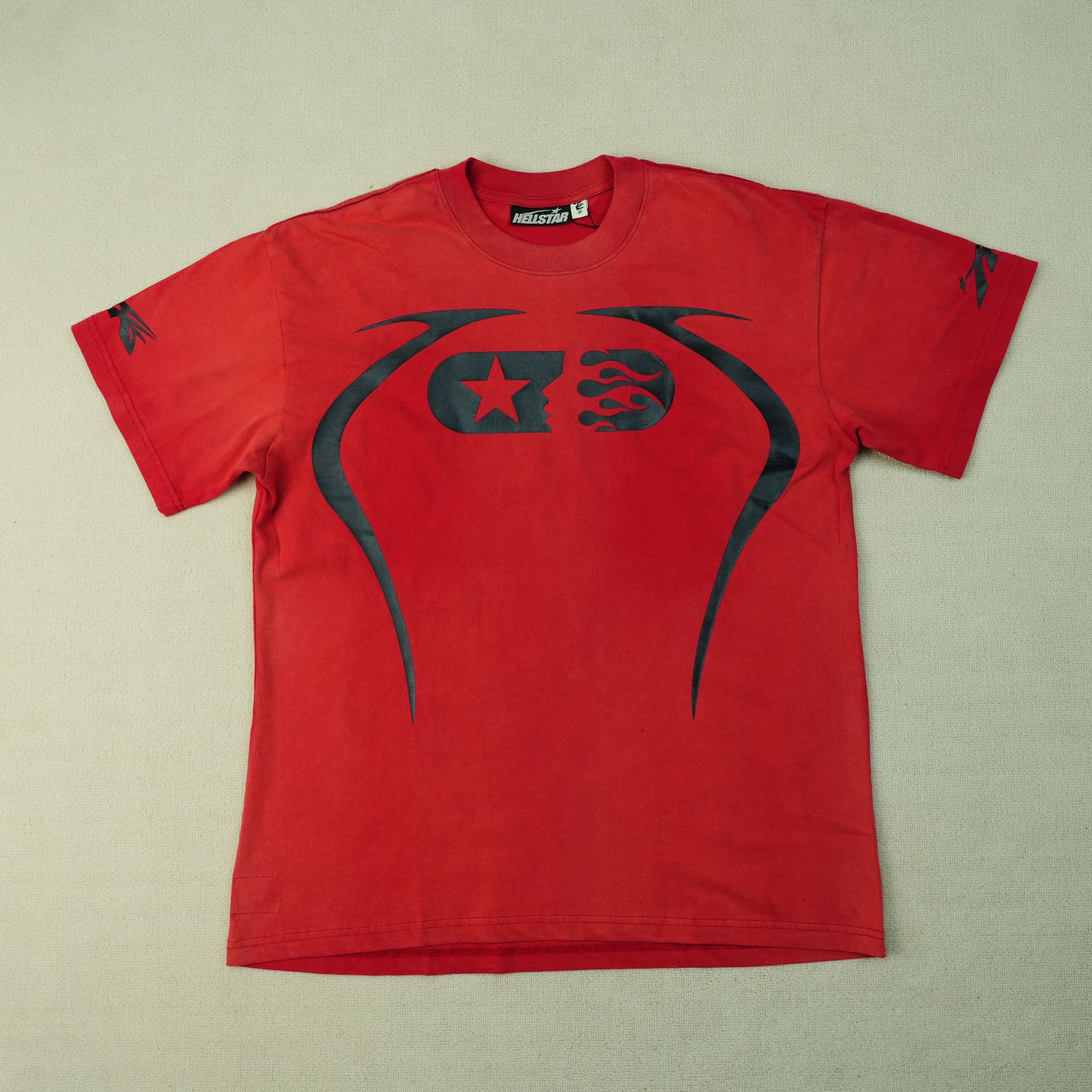 Hellstar Warm Up Red — T-Shirts from Taobao