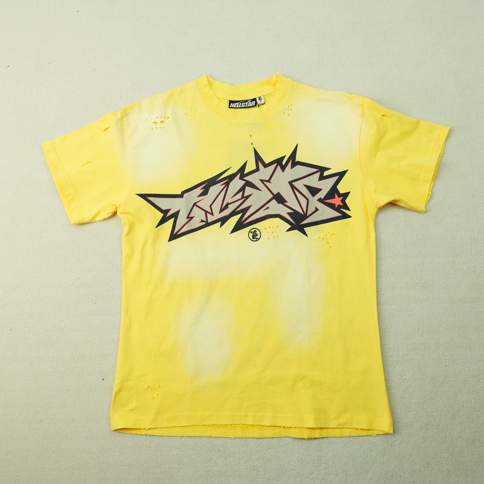 Hellstar Sample Cracked — T-Shirts from Taobao