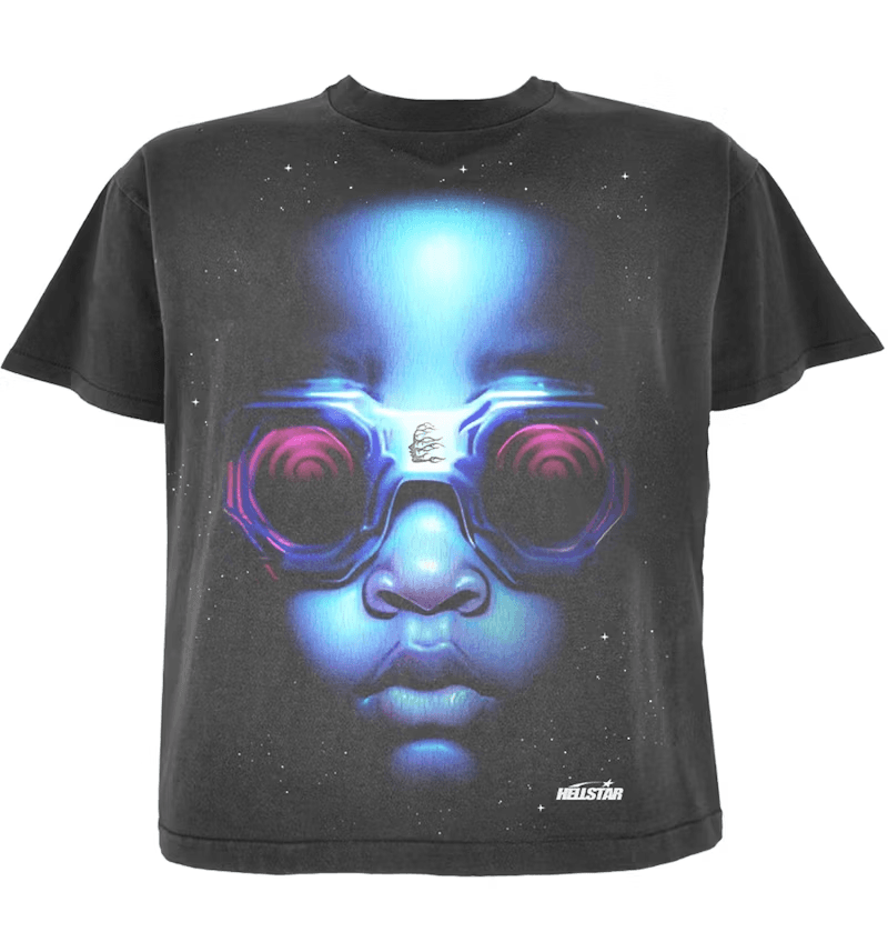 Hellstar Goggles T Shirt Black — T-Shirts from Taobao