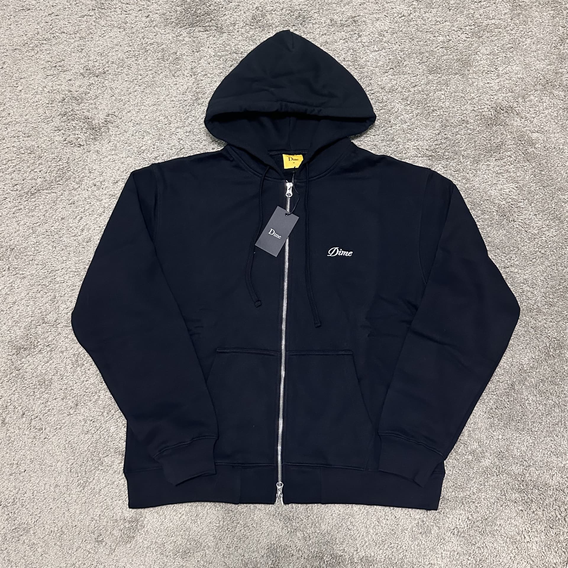 DIME ZIP UP Black/Grey — Hoodies from Taobao