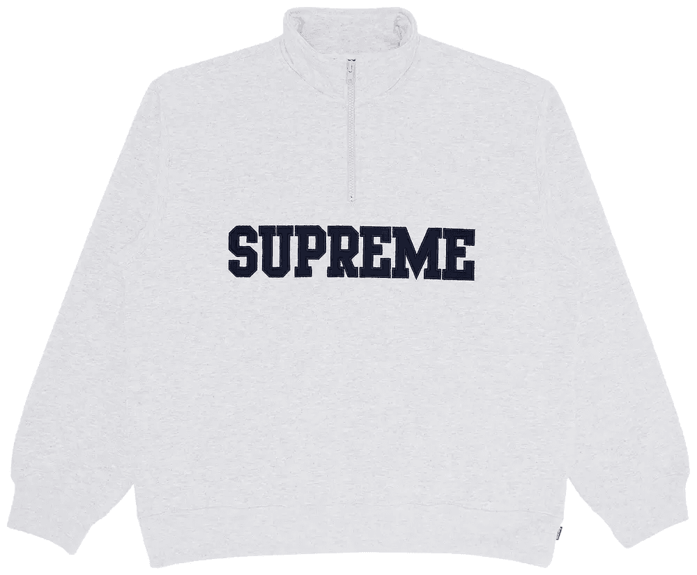 Supreme Collegiate Half Zip Pullover — Hoodies from Taobao