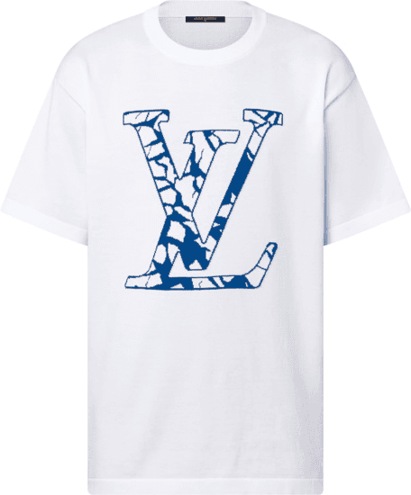 Louis Vuitton White Cracked Ice — T-Shirts from Weidian