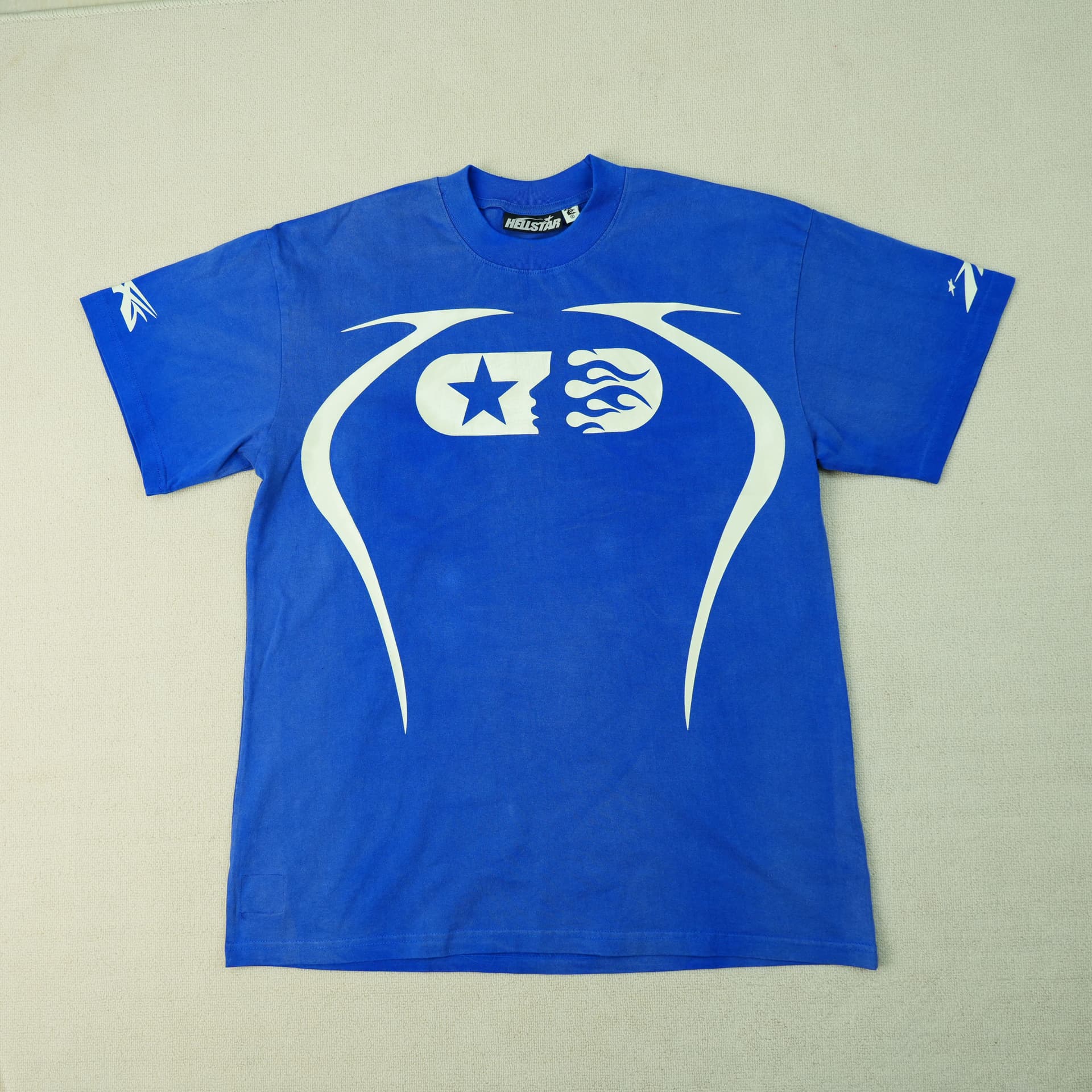 Hellstar Warm Up Blue — T-Shirts from Taobao