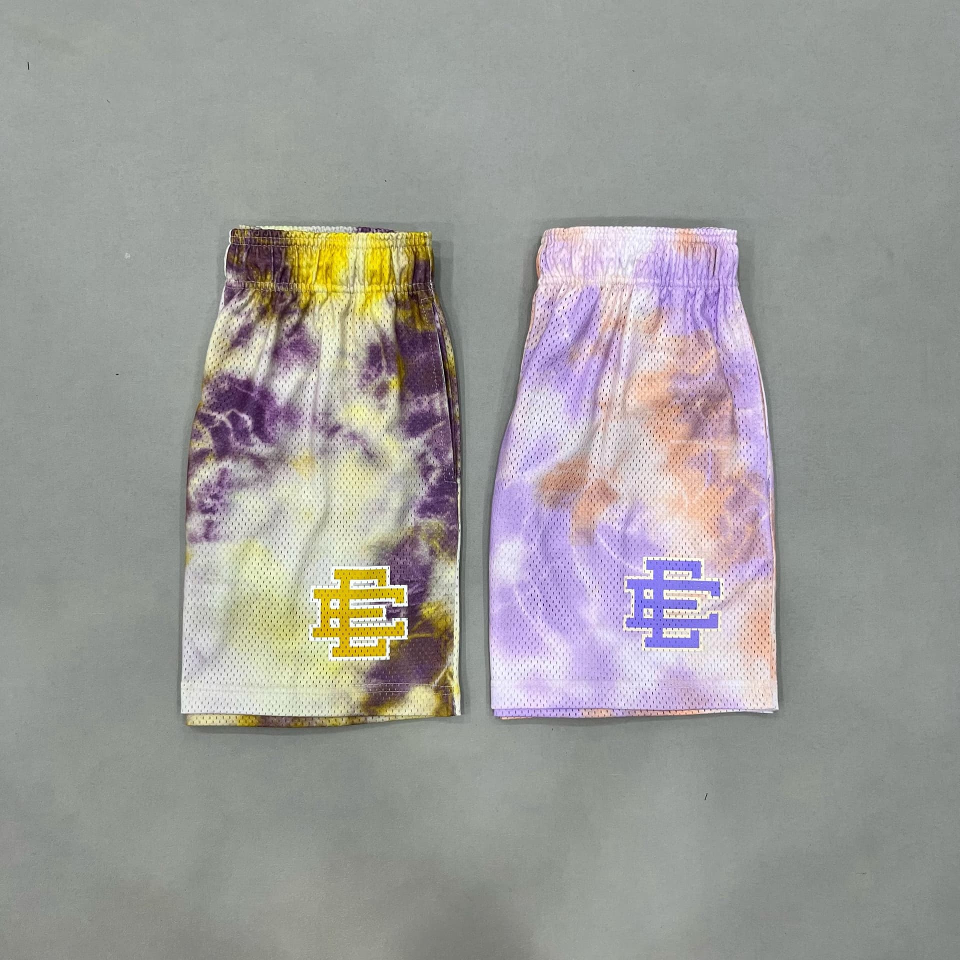EE Basic Short Lavender Tie Dye Blue — Shorts from Taobao