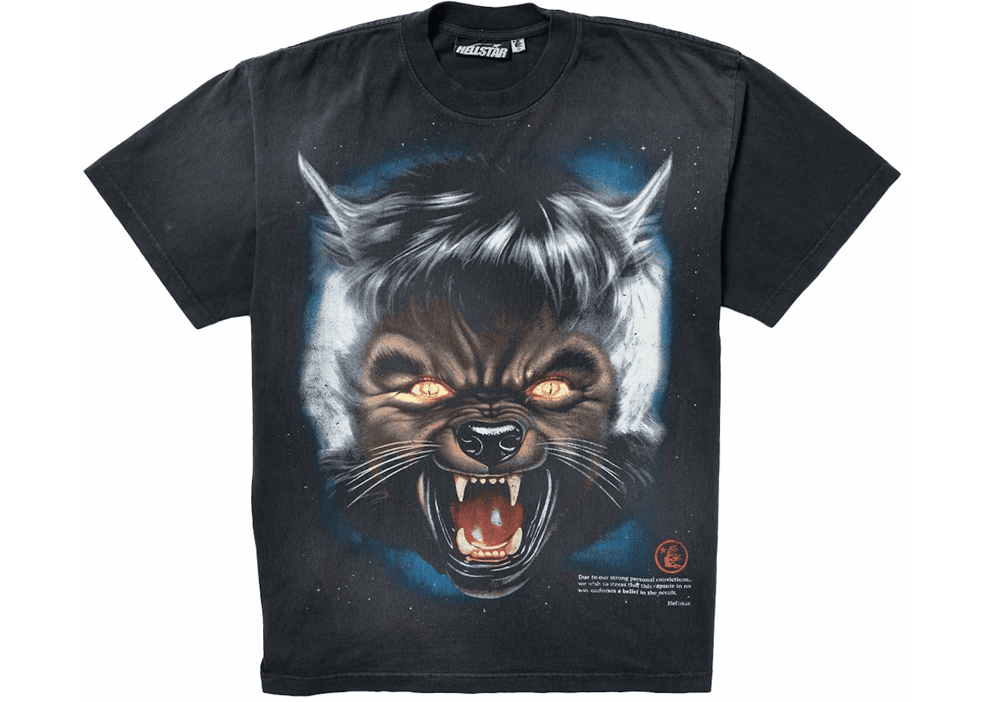 Hellstar Full Moon T shirt Black — T-Shirts from Taobao