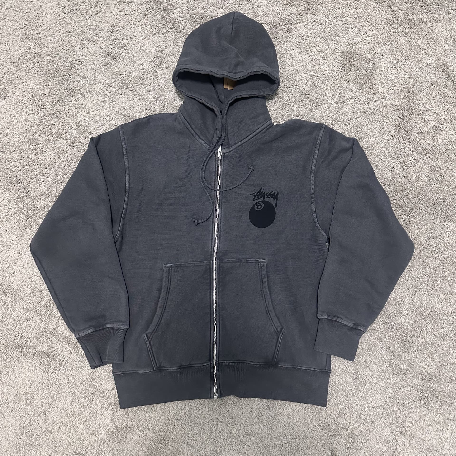 Stussy 8Ball Dyed Zipper — Hoodies from Taobao