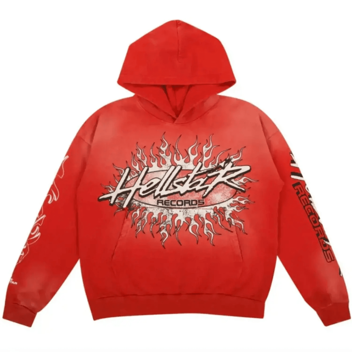 Hellstar Records Hoodie Sweatshirt Vintage — Hoodies from Taobao