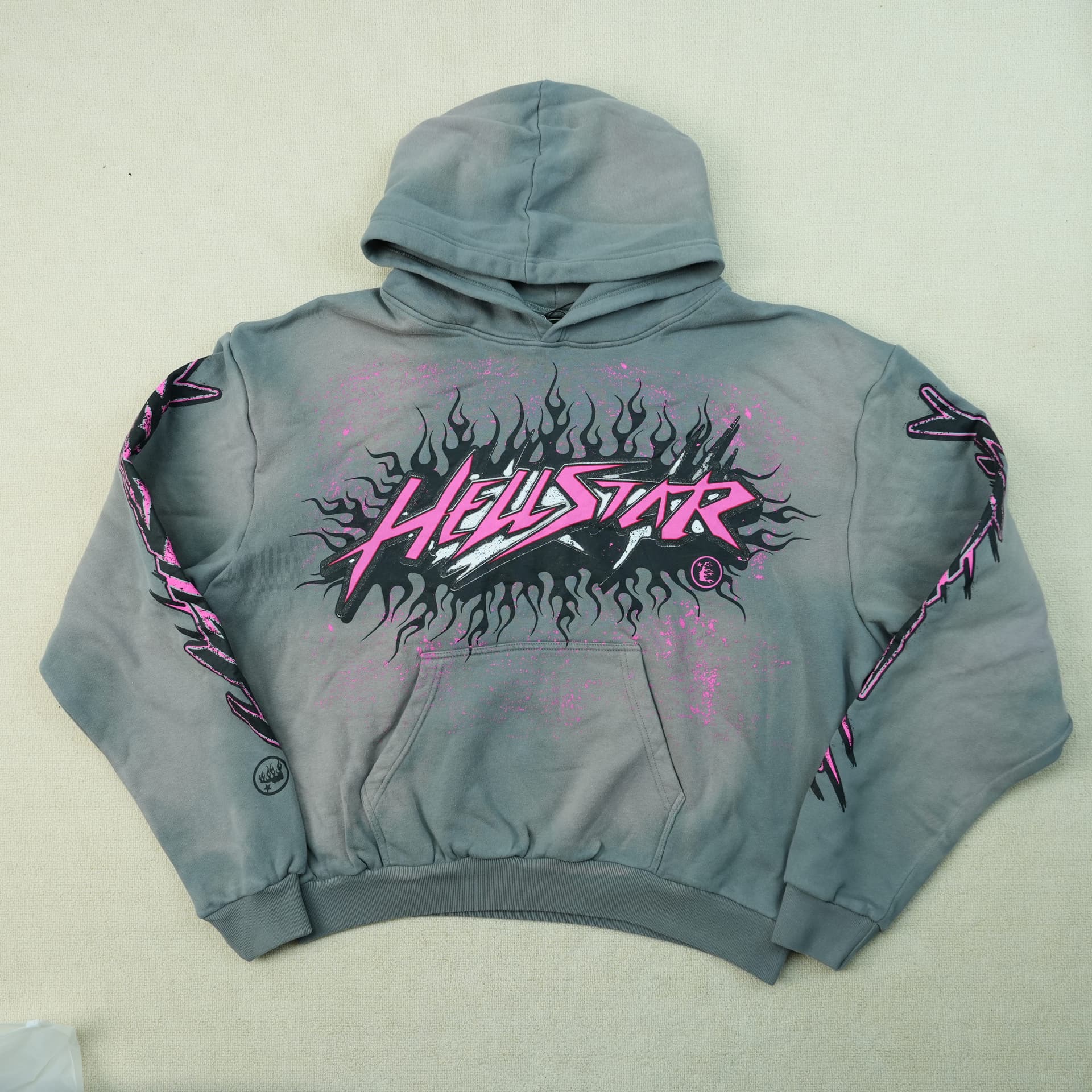 Hellstar Future Flame Grey — Hoodies from Taobao