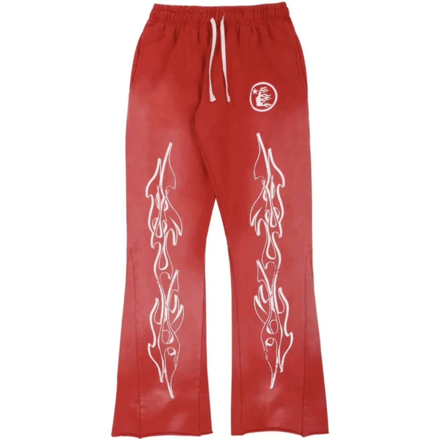 Hellstar records sweatpants vintage red — Pants from Taobao