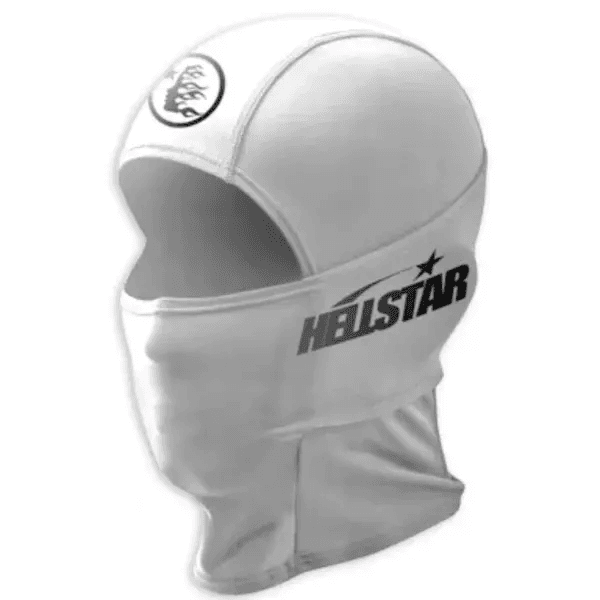 Hellstar logo Balaclava White/Black — Accessories from Taobao