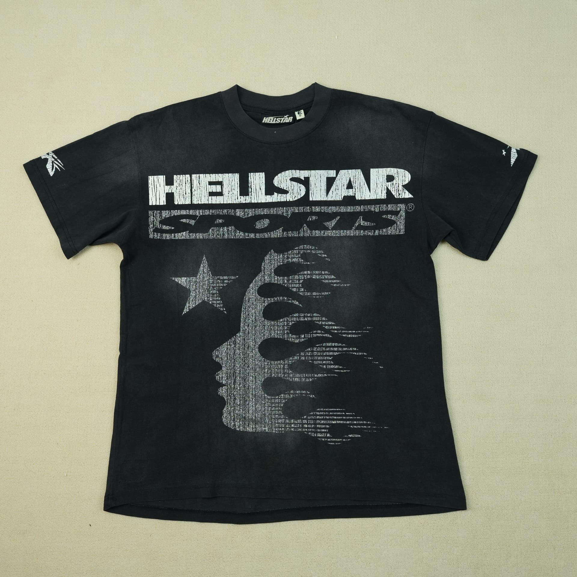 Hellstar Black T shirt — T-Shirts from Taobao
