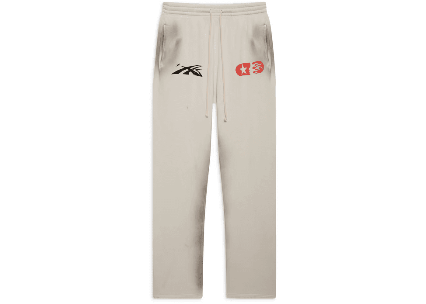 Hellstar lf You Dont Like Us Beat Us Sweatpants White — Pants from Taobao