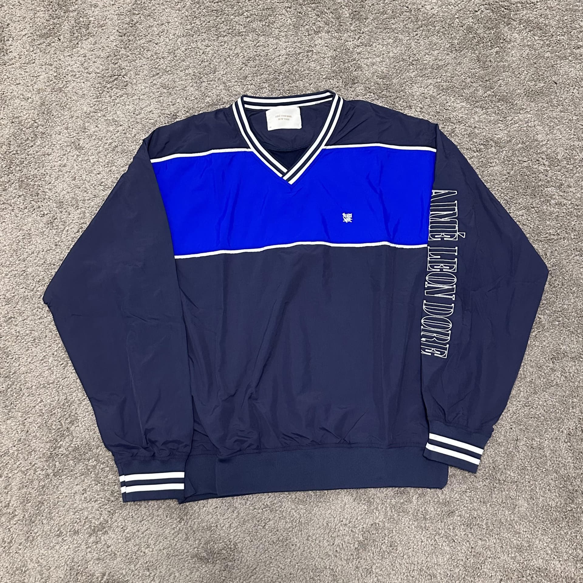Aime Nylon Navy Crewncek — Hoodies from Taobao