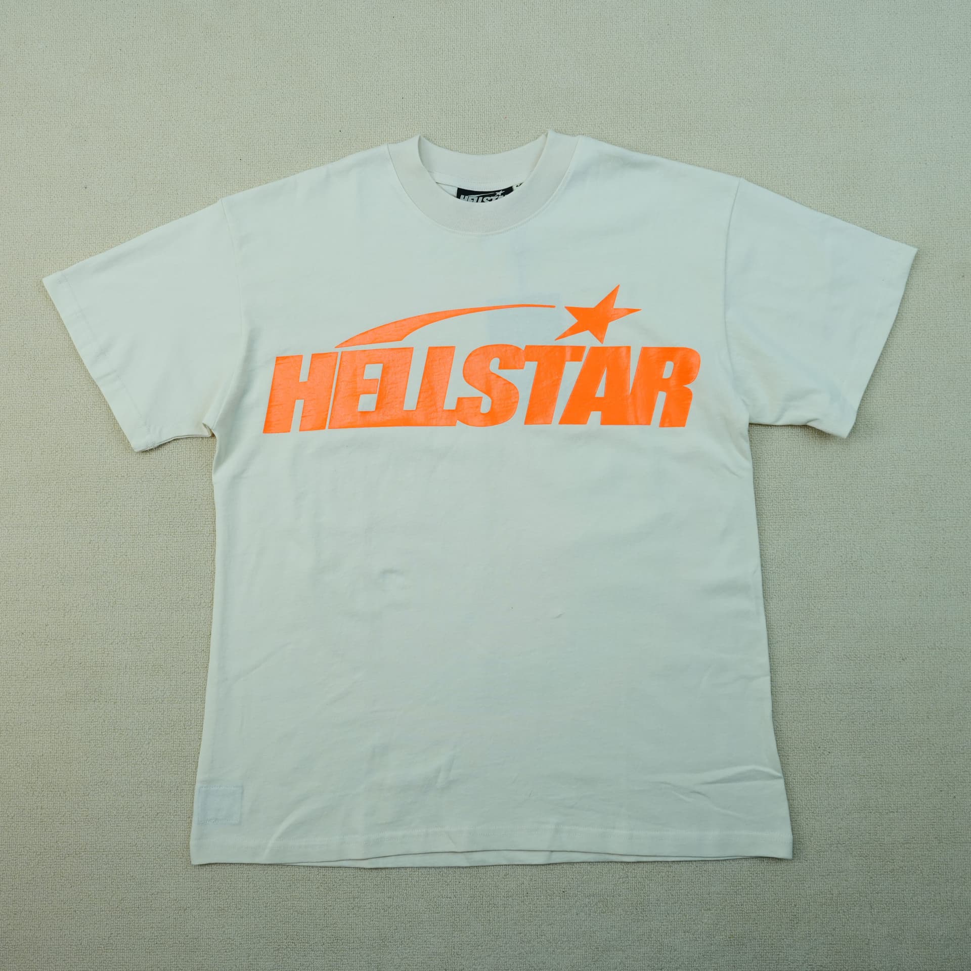 Hellstar Classic White/Orange — T-Shirts from Taobao