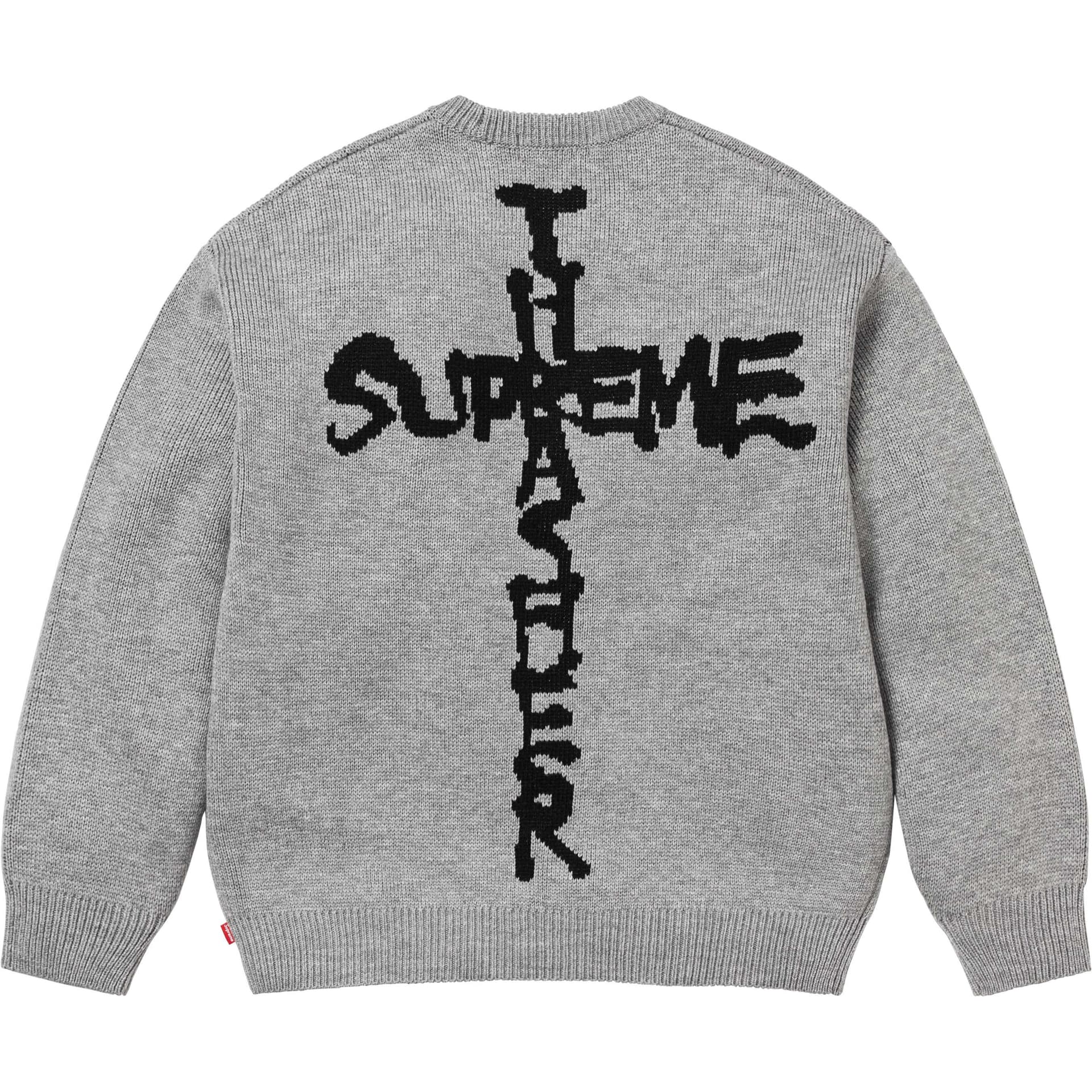 SUPREME THRASHER Knit SWEATER — Hoodies from Taobao