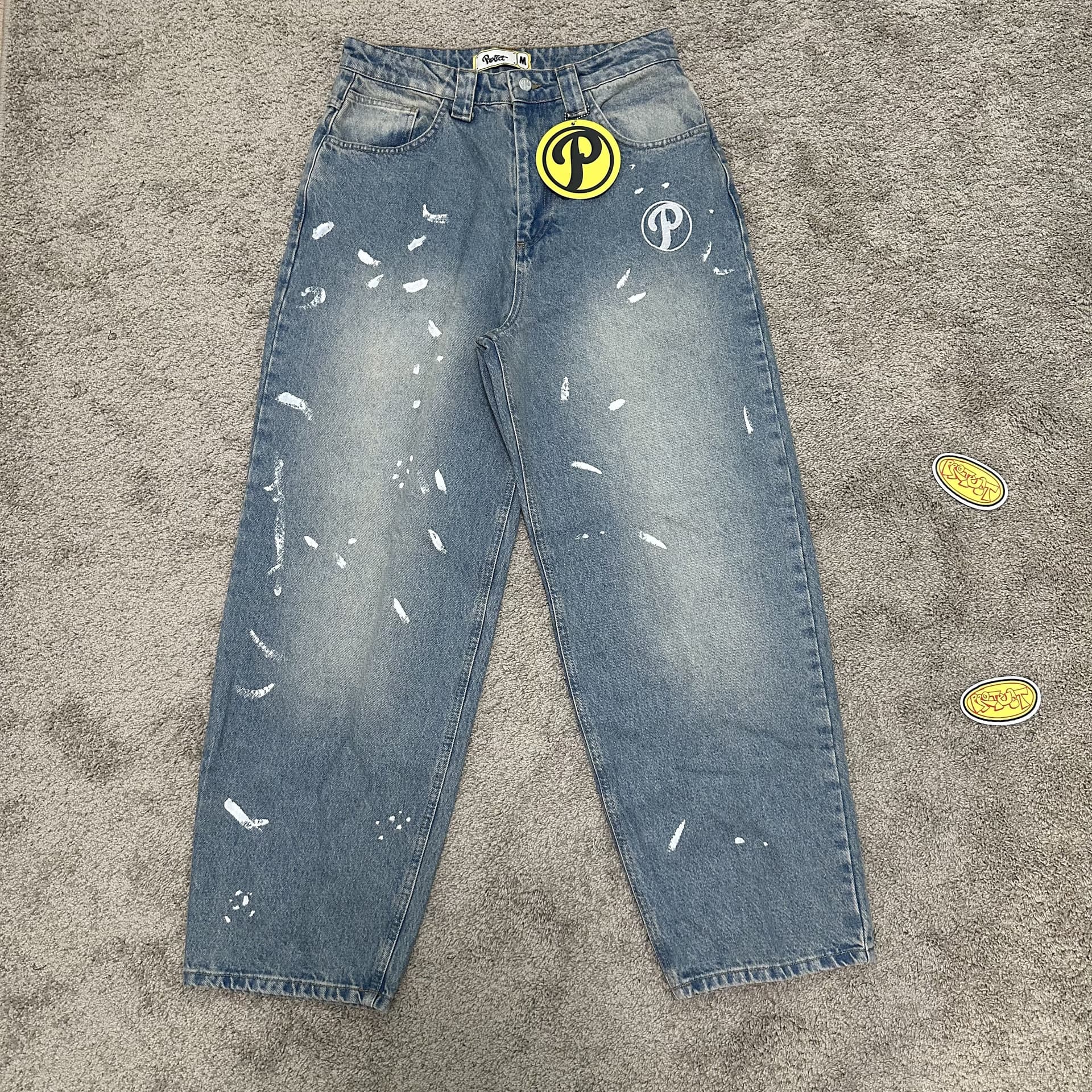Protect Paint Splatter Bonkers Denim — Pants from Taobao