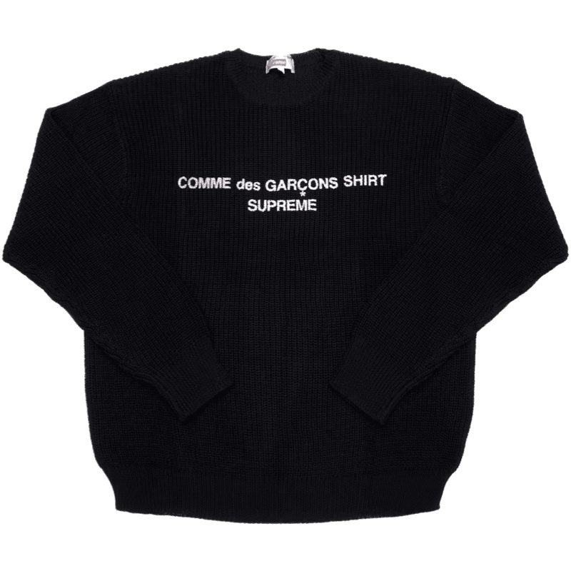 Supreme CDG Knit Sweater — Hoodies from Weidian