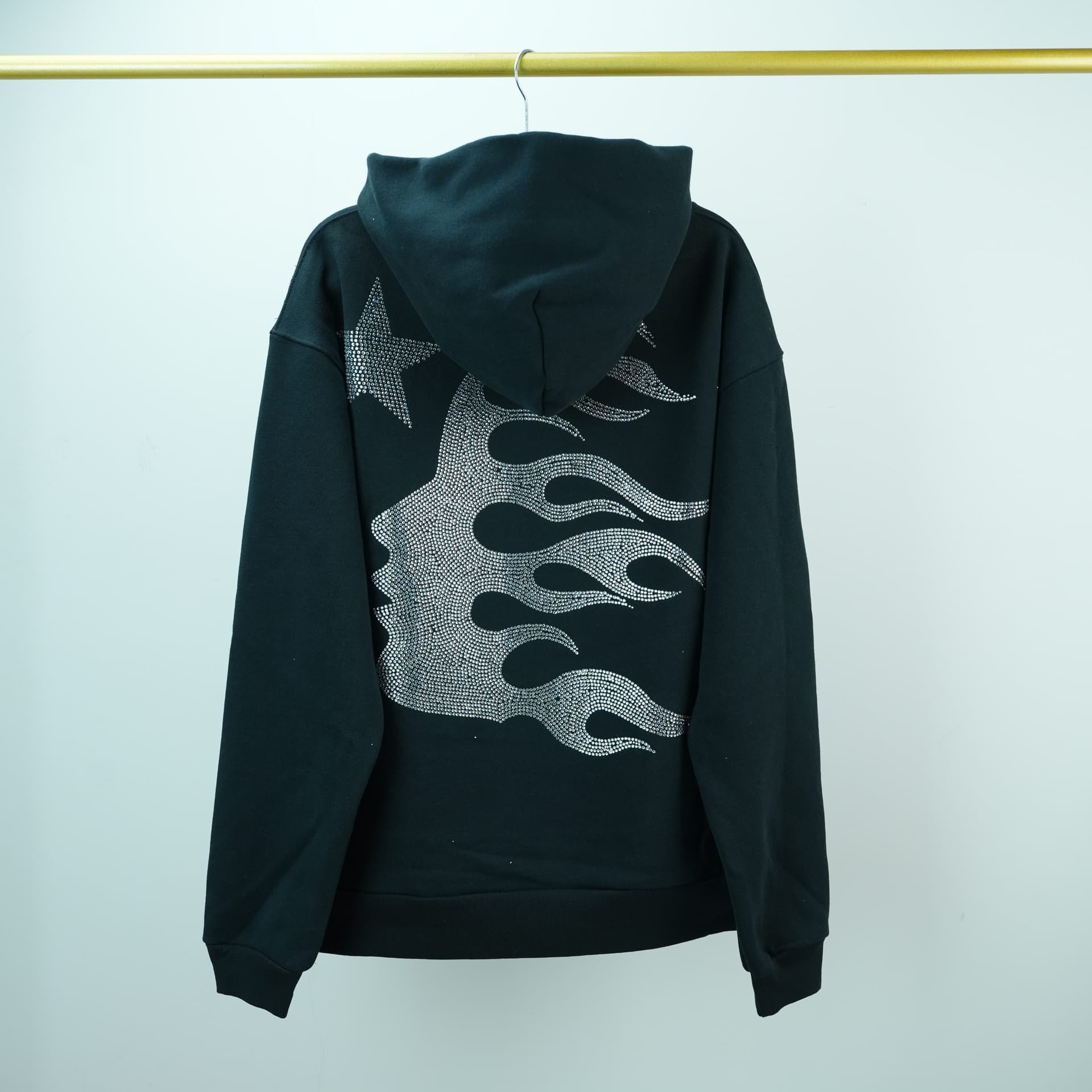 Hellstar Rhinestone Starfire Hoodie — Hoodies from Taobao