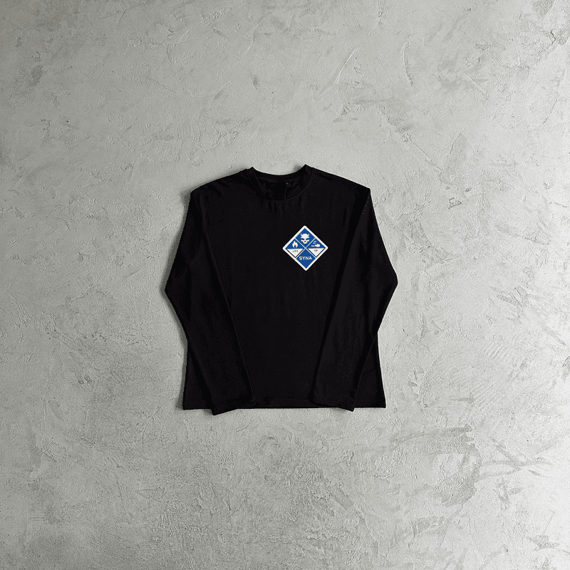 Syna HAZARD LS TEE black — T-Shirts from Weidian