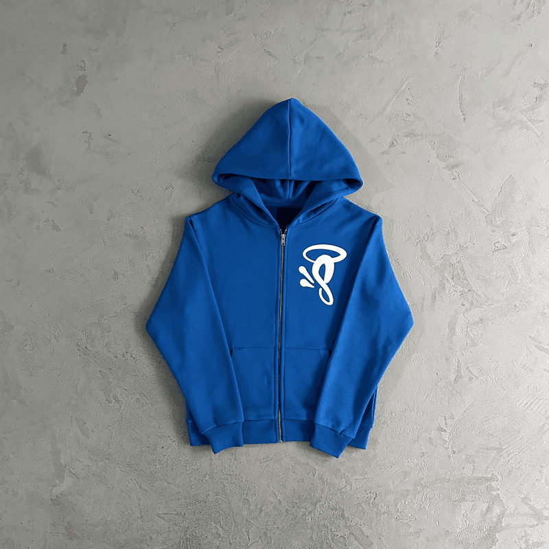Syna Void Zip Black/Blue — Hoodies from Weidian