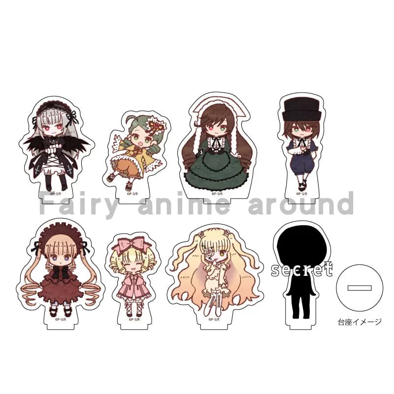 Rozen Maiden 06 peripheral red snow flower crystal mercury lamp gold series sparrow berry acrylic stand anime ornaments from Taobao