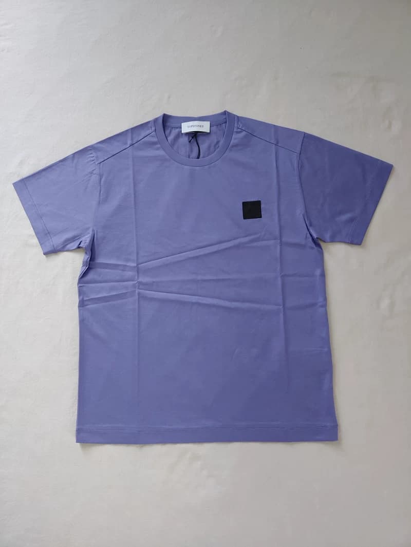 24 23SS 24113 MERCERISED COTTON T SHIRT TOPSTONEY T from Taobao