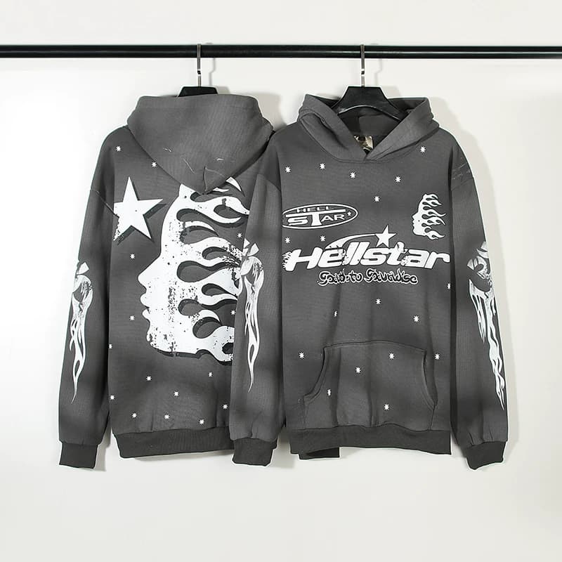 European and American trendy high street ins same retro old mud print hooded sweatshirt trendy men and women autumn and winter plus velvet hoodie from Taobao