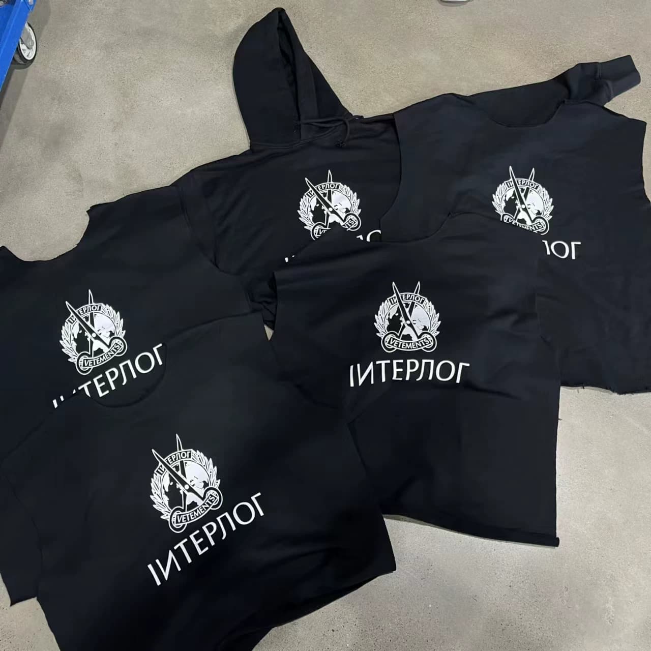 Vetements Interpol — Hoodies from Taobao