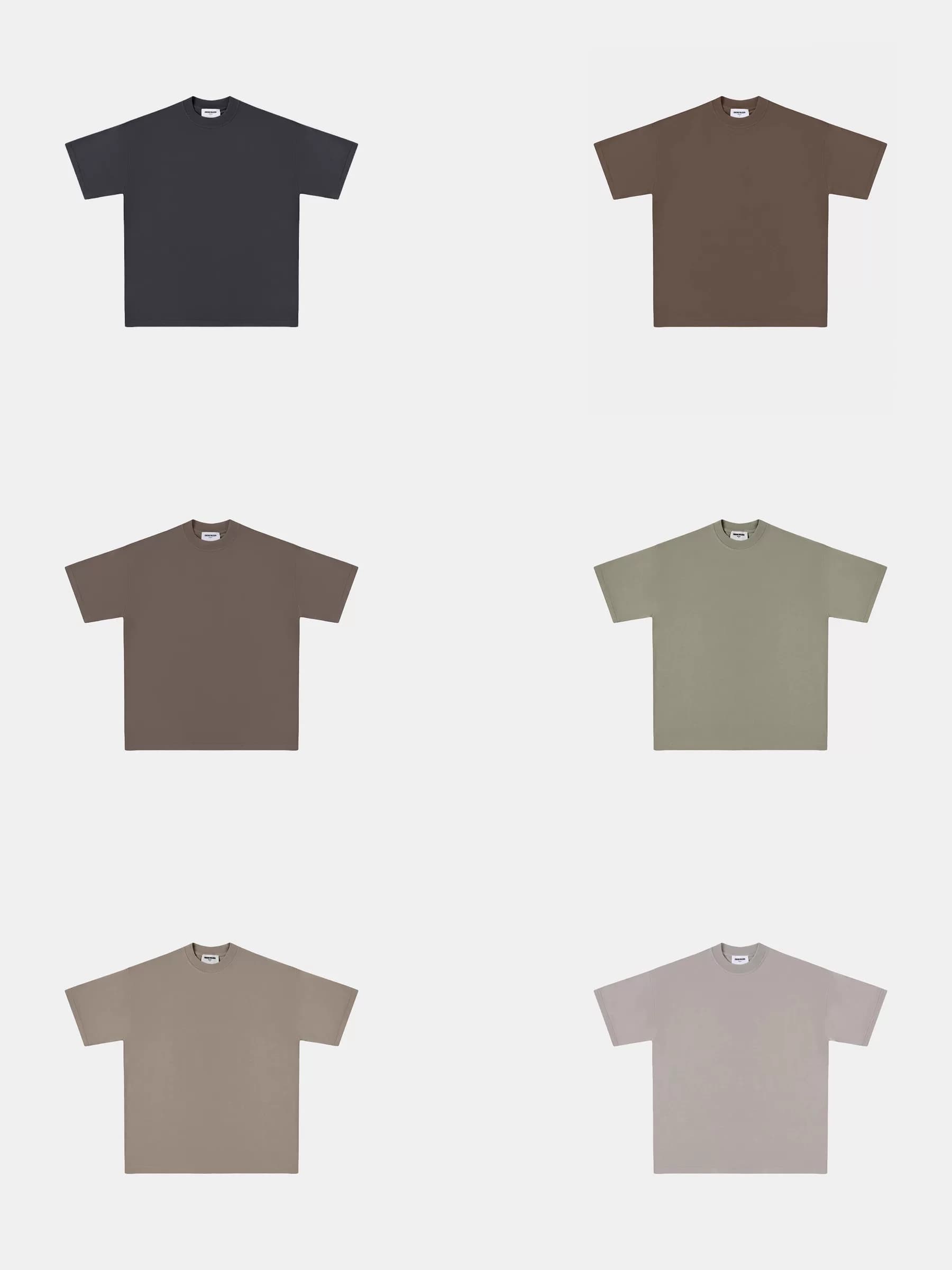 220g/250g/280g/320g discounted blanks tee — T-Shirts from Taobao