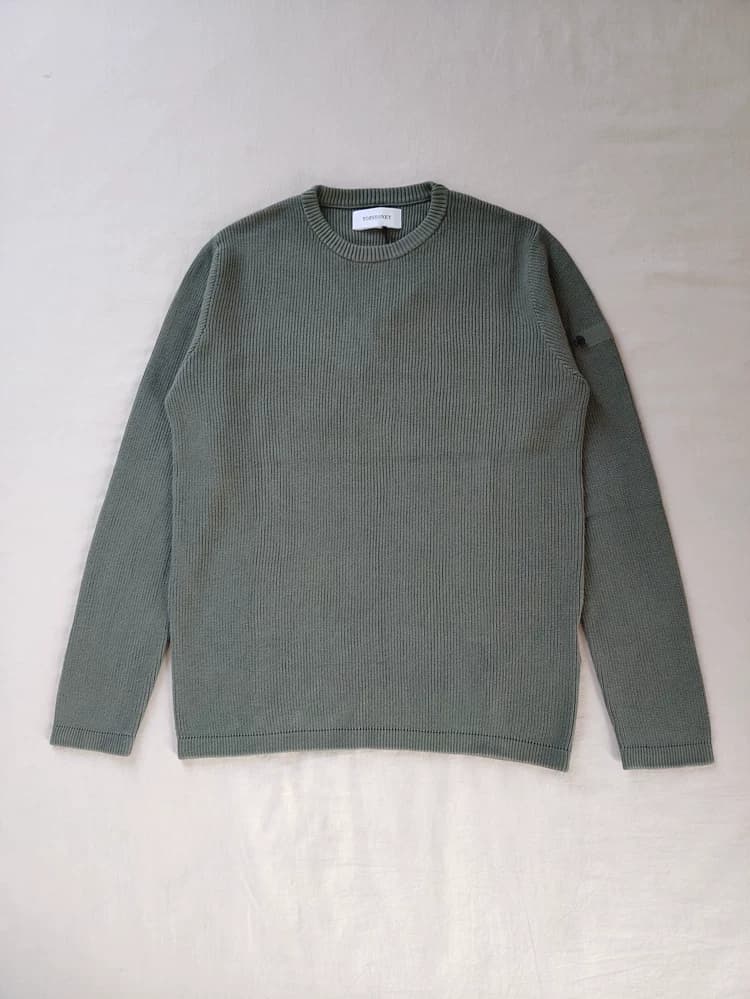 24SS 514D8 RIBBED SOFT COTTON KNITWEAR TOPSTONEY from Taobao