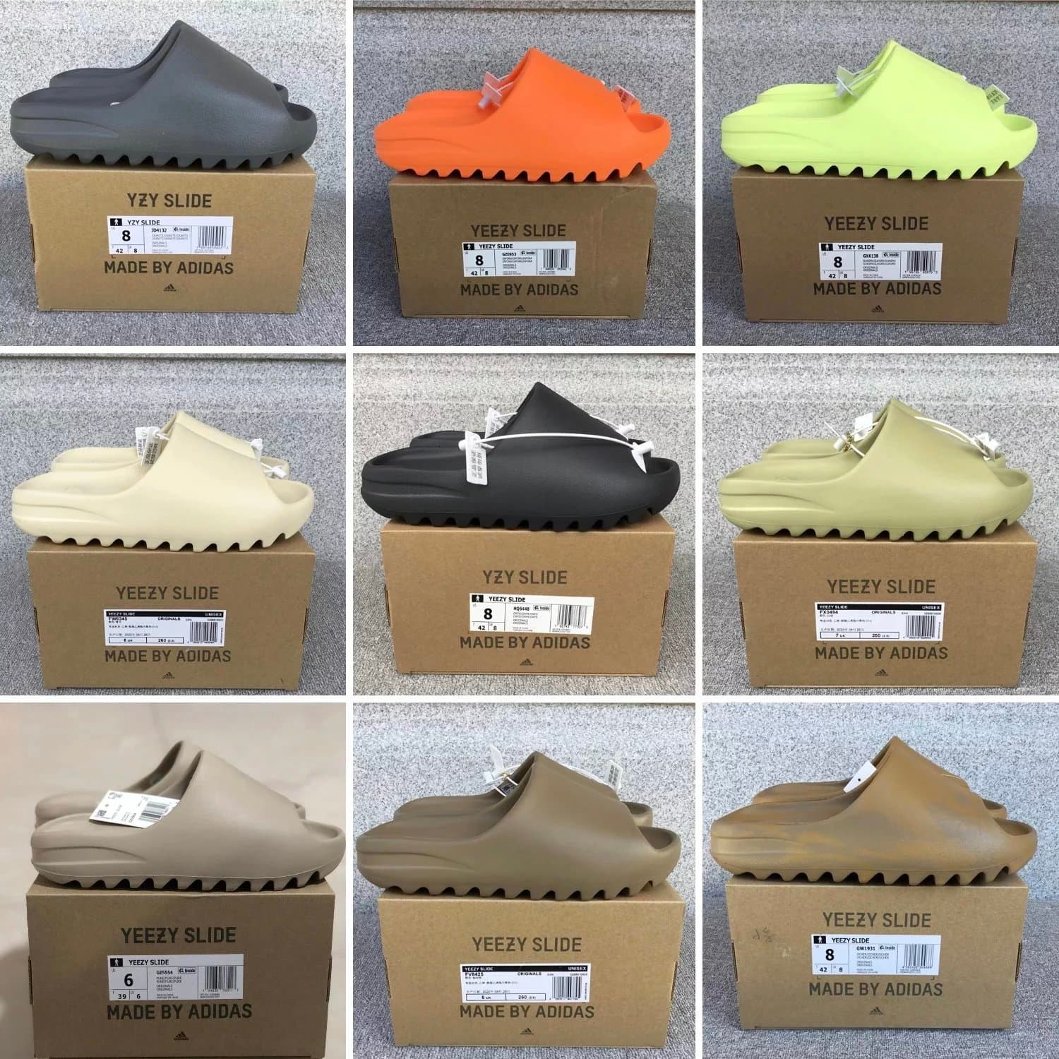 YEE ZY slippers delivery in progress Visit SLPBUY COM to see more non quality issues no refund or exchange from Weidian