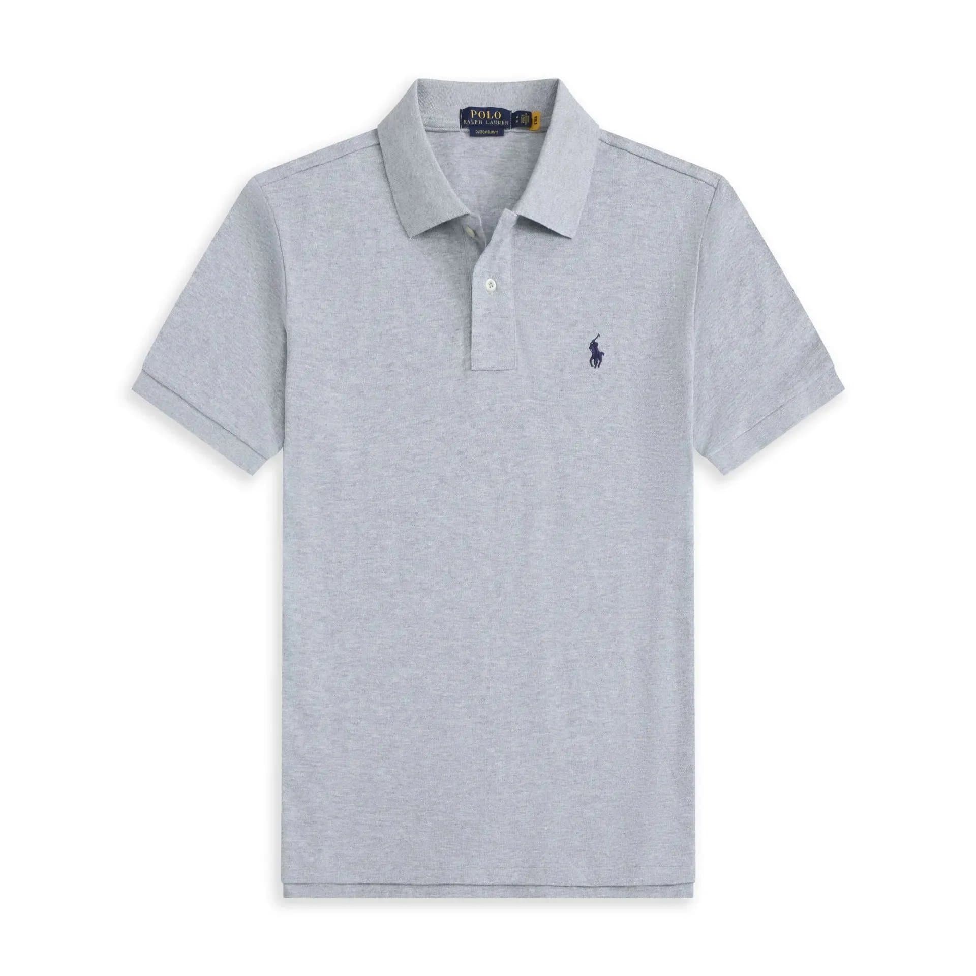 Summer Polo Shirt Men's Short Sleeve T shirt Lapel Embroidery Cotton Casual Wear from Weidian