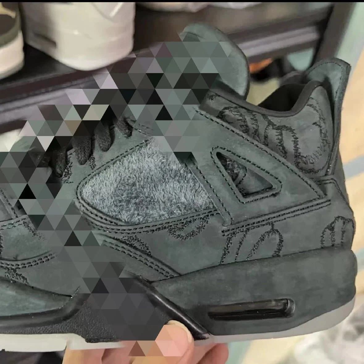 Air Jordan 4 Retro kaws black GX — Shoes from Weidian