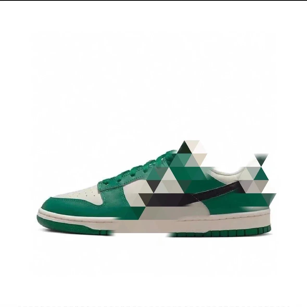Nike SB Dunk Low White and green lottery M — Shoes from Weidian