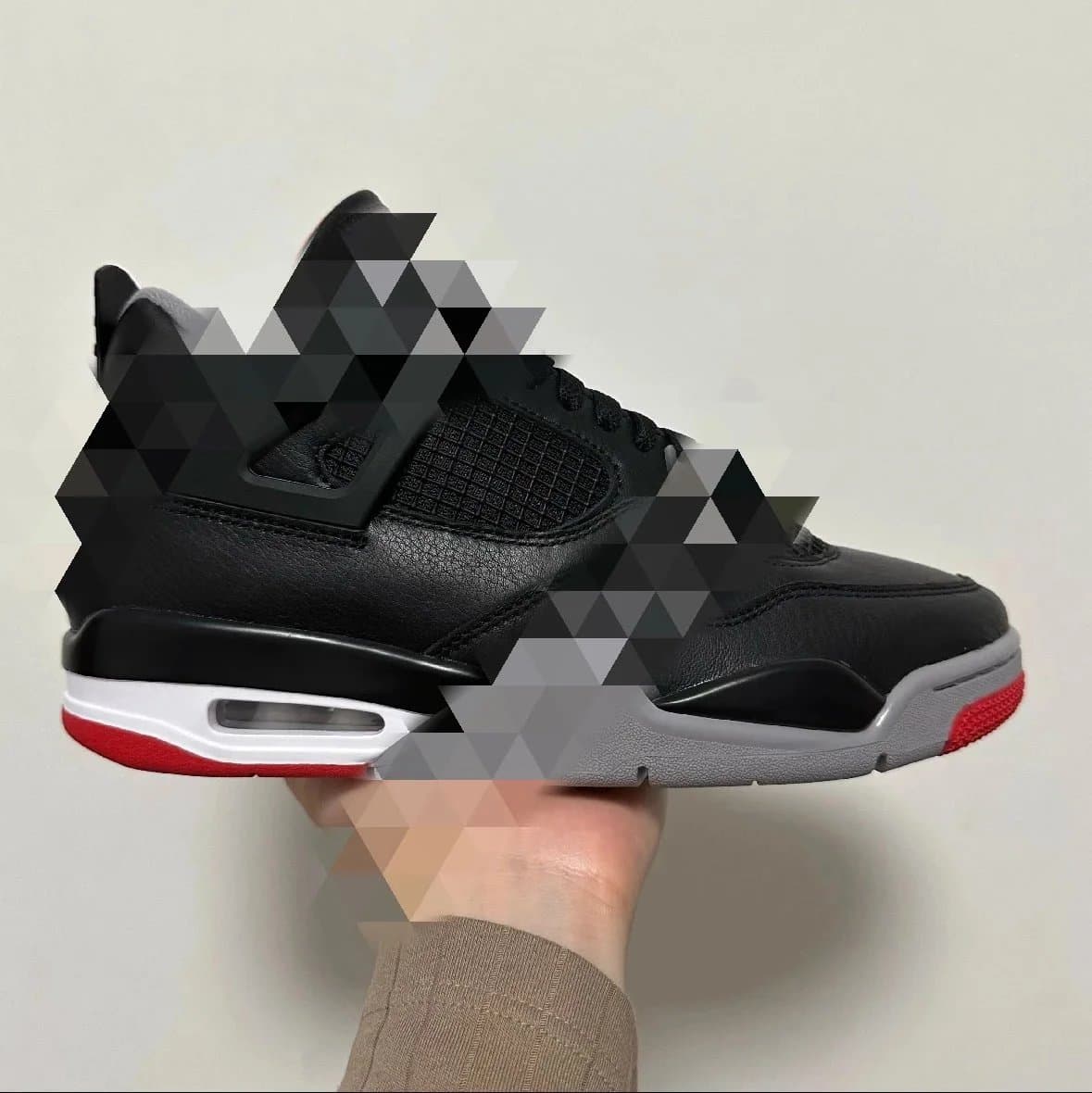 Air Jordan 4 BRED2 0 leather bull upgrade GX — Shoes from Weidian
