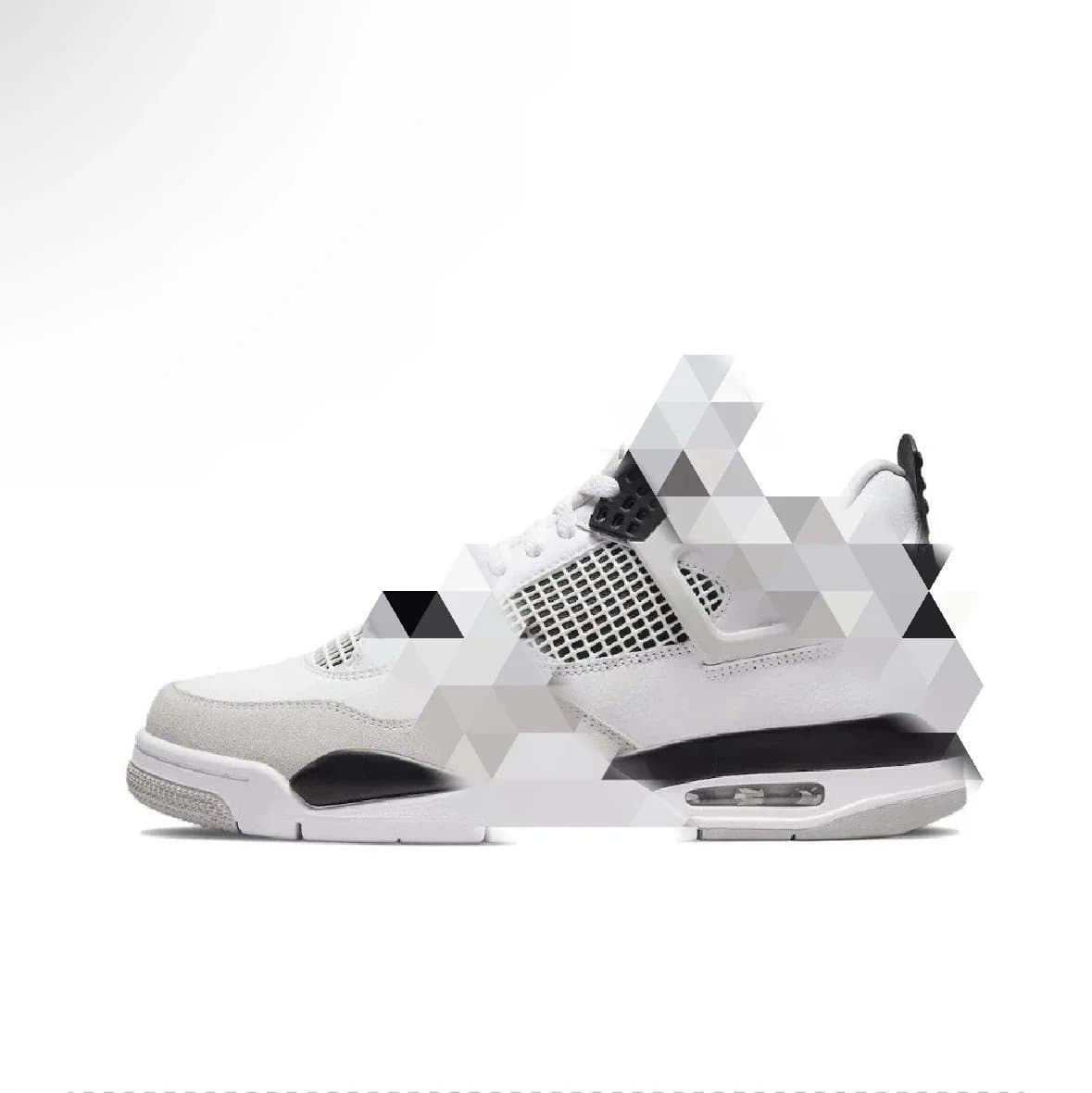 Air Jordan 4 Retro black and white GX — Shoes from Weidian