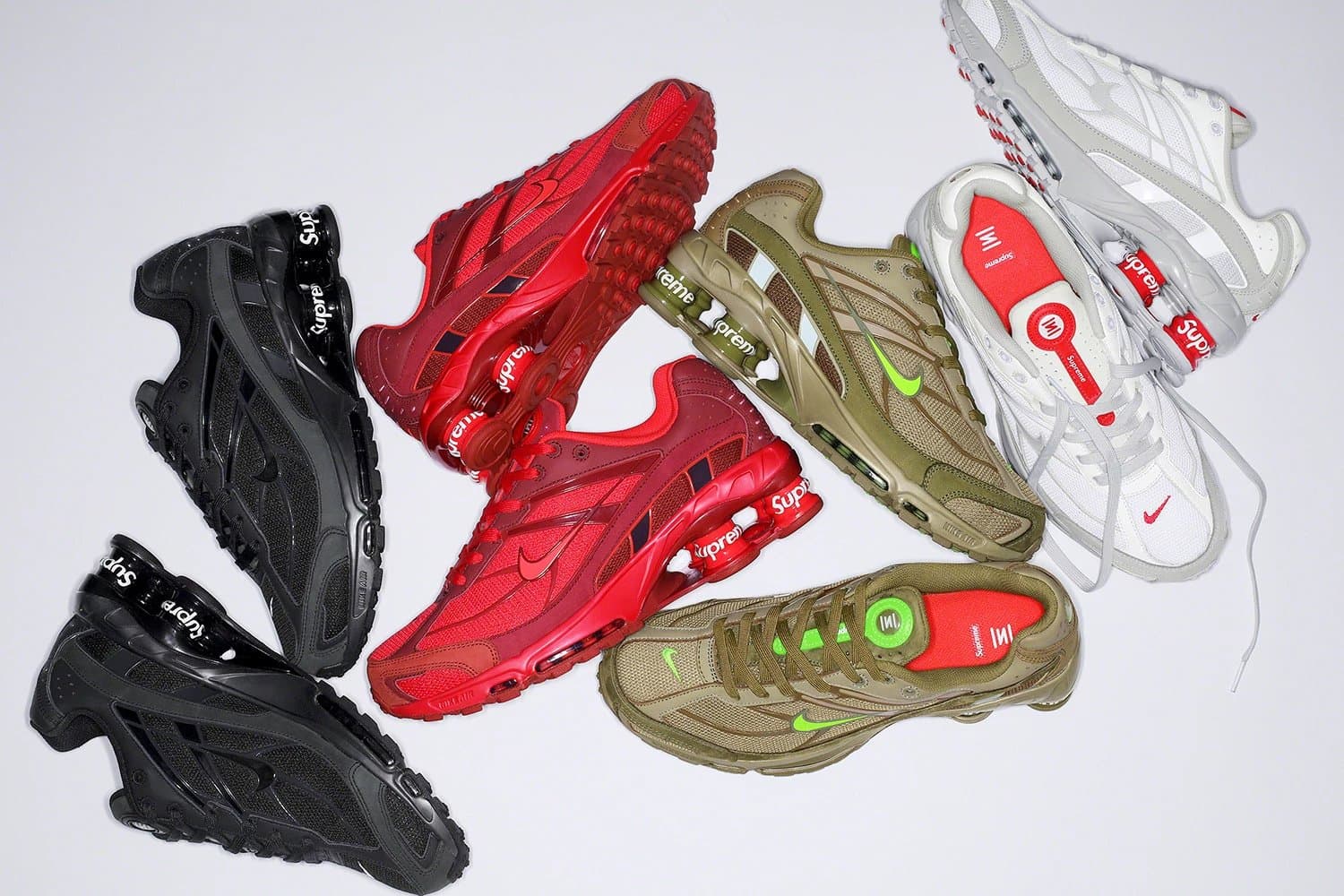 Shox Ride 2 SP Red Supre me DN1615 from Weidian