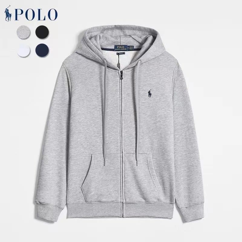 Zippered pullover embroidered sweatshirt and sweatpants TOP from Weidian