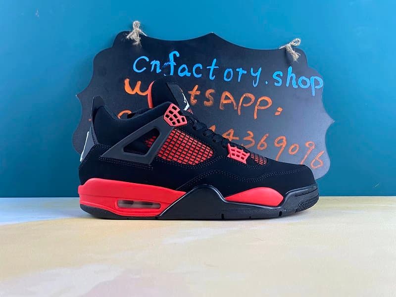 H50 Jordan 4 Retro Red Thunder=CT8527 016 from Weidian