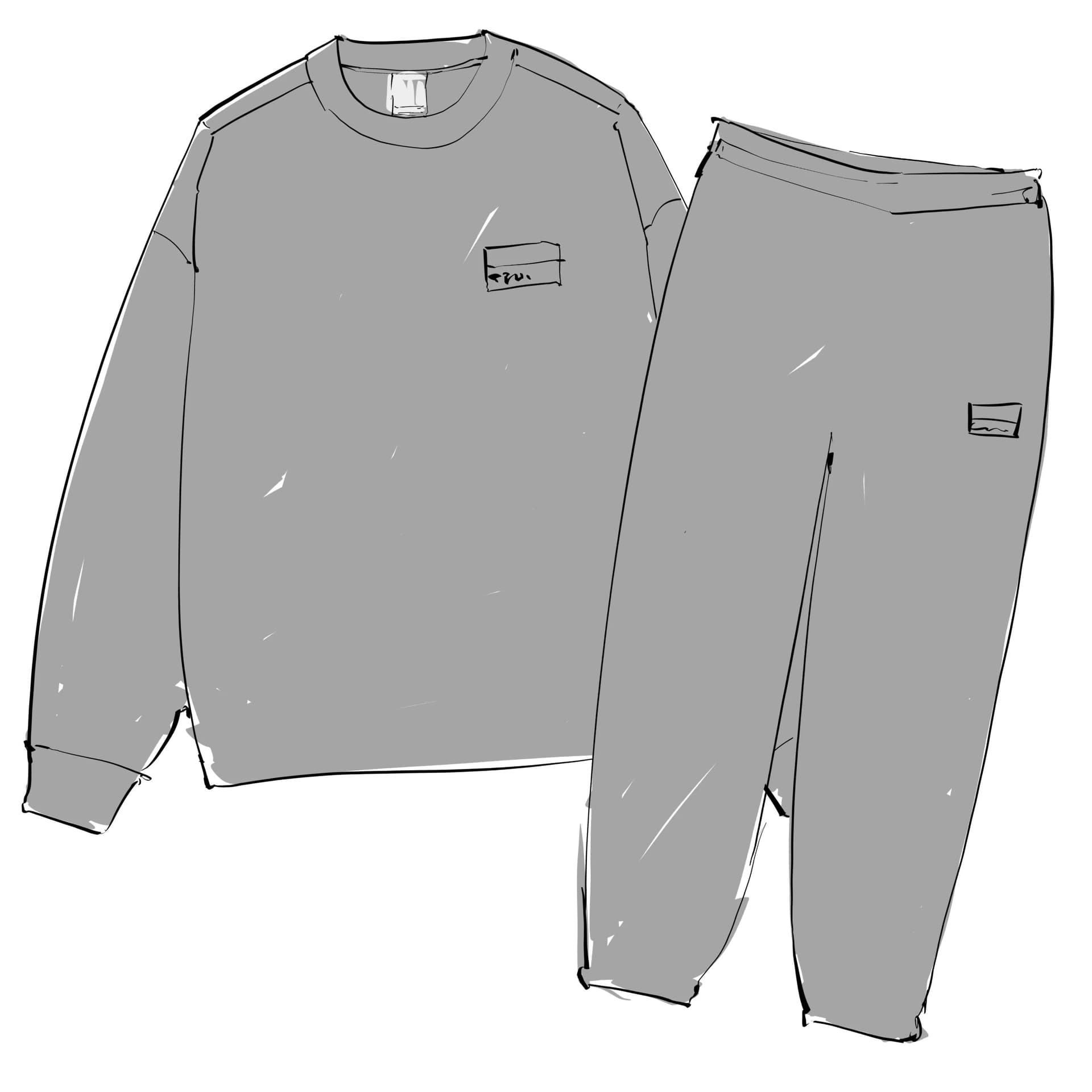 22FW stu Tracksuit sweatshirt and sweatpants set from Weidian