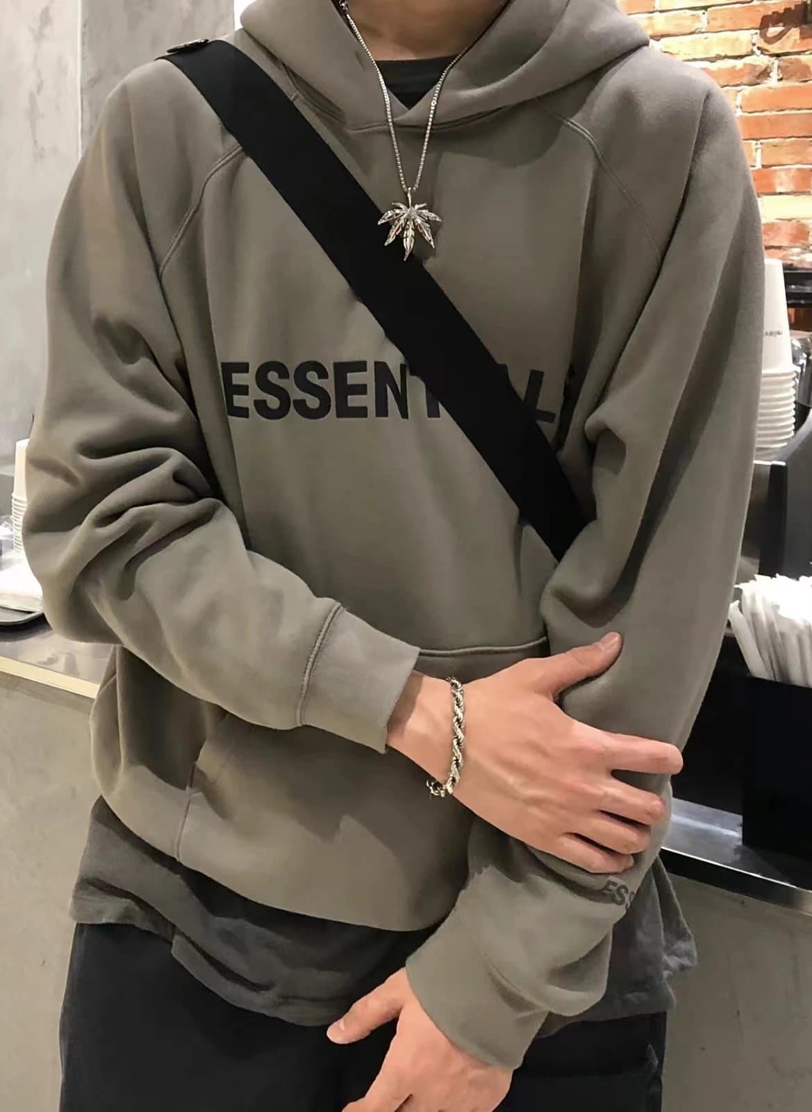 Hoodie letter hooded sweatshirt men high street loose jacket pullover from Weidian