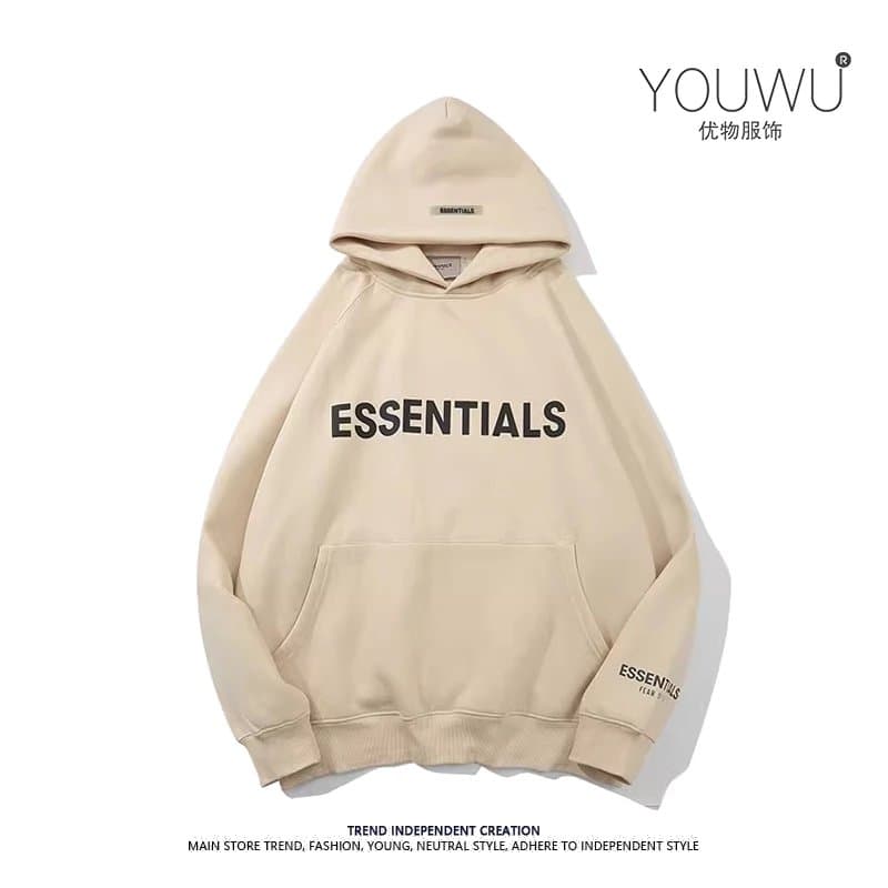 Autumn and winter classic hooded sweatshirt pullover sweatshirt simple print multi color choice personality trendy sports hoodie unisex sweatshirt from Weidian