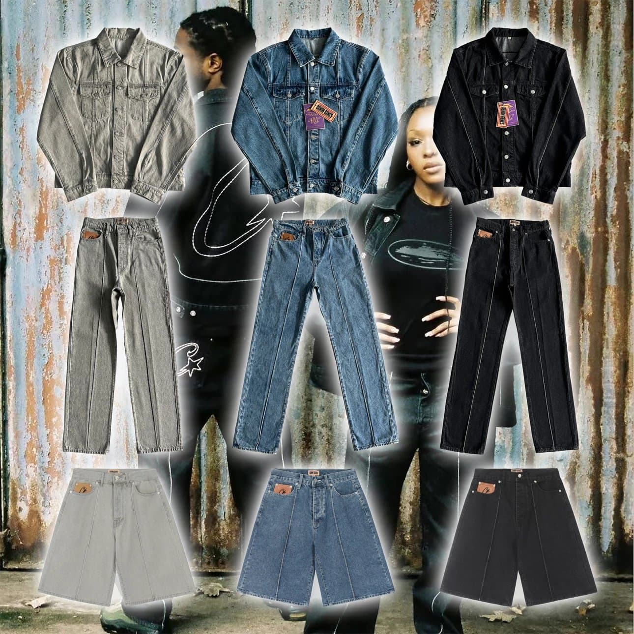 Corteiz denim suit Posting has benefits from Weidian