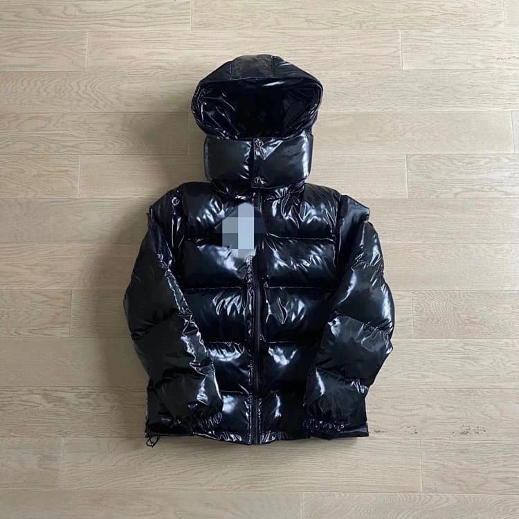Trapstar Irongate pufferjacket with Detachable Hood Gloss black — product from Weidian, photo 3 of 3