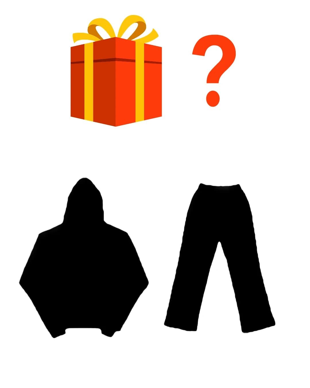 Sweatshirt and pants lucky bag random 3 sweatshirts or 2 sweatshirt pants from Weidian