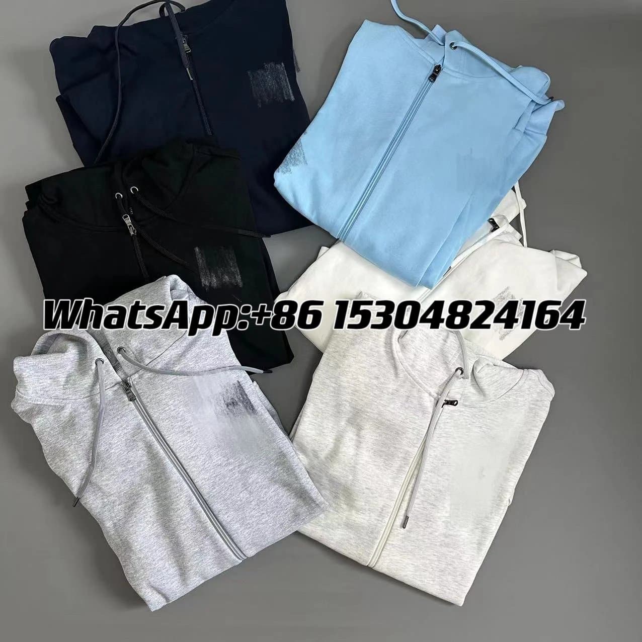 Zipper Hoodie Jacket Export Correct Version from Weidian