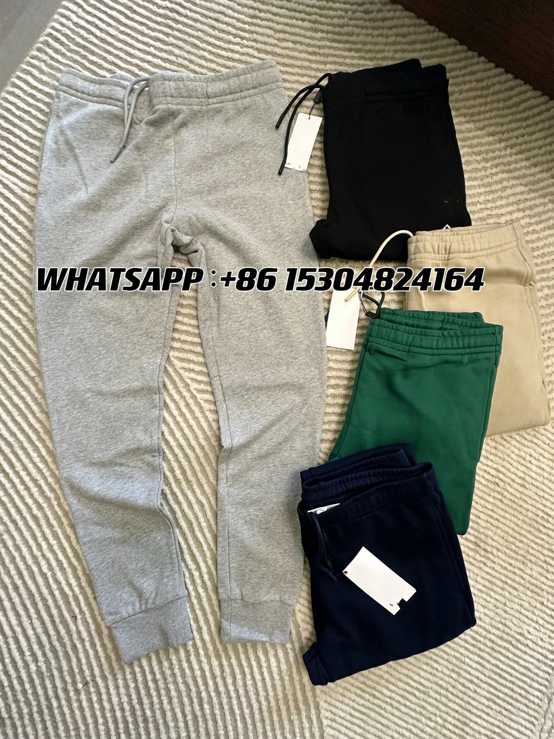 LAC sports casual sweatpants correct version from Weidian