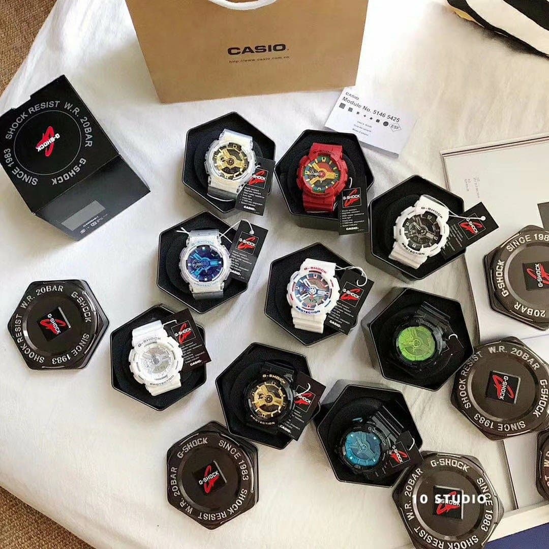 Long term supply Casio watch G SHOCK waterproof electronic watch couple watch GA 110GB/BA 110 1A from Weidian